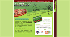 Desktop Screenshot of pizzeria-levesuvio.com